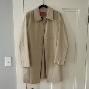 COACH Women’s Tan Classic Trench Coat Size Small